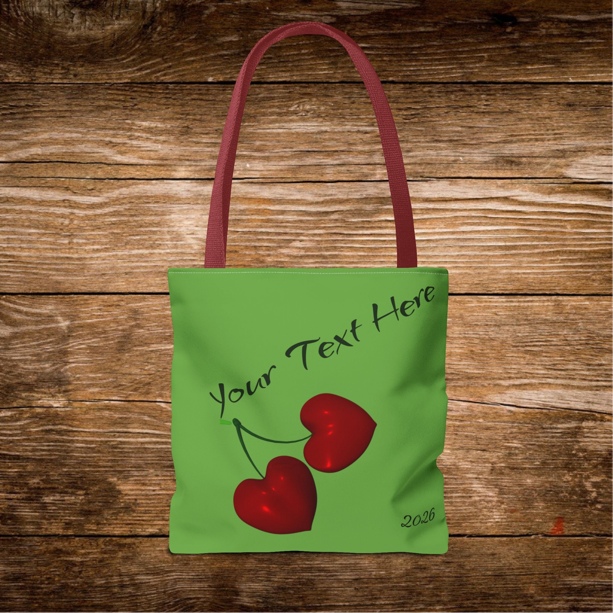 Boundaries and Bags_White_Personalized 2026 & Logo Tote Bag  Custom Name All-Over Print