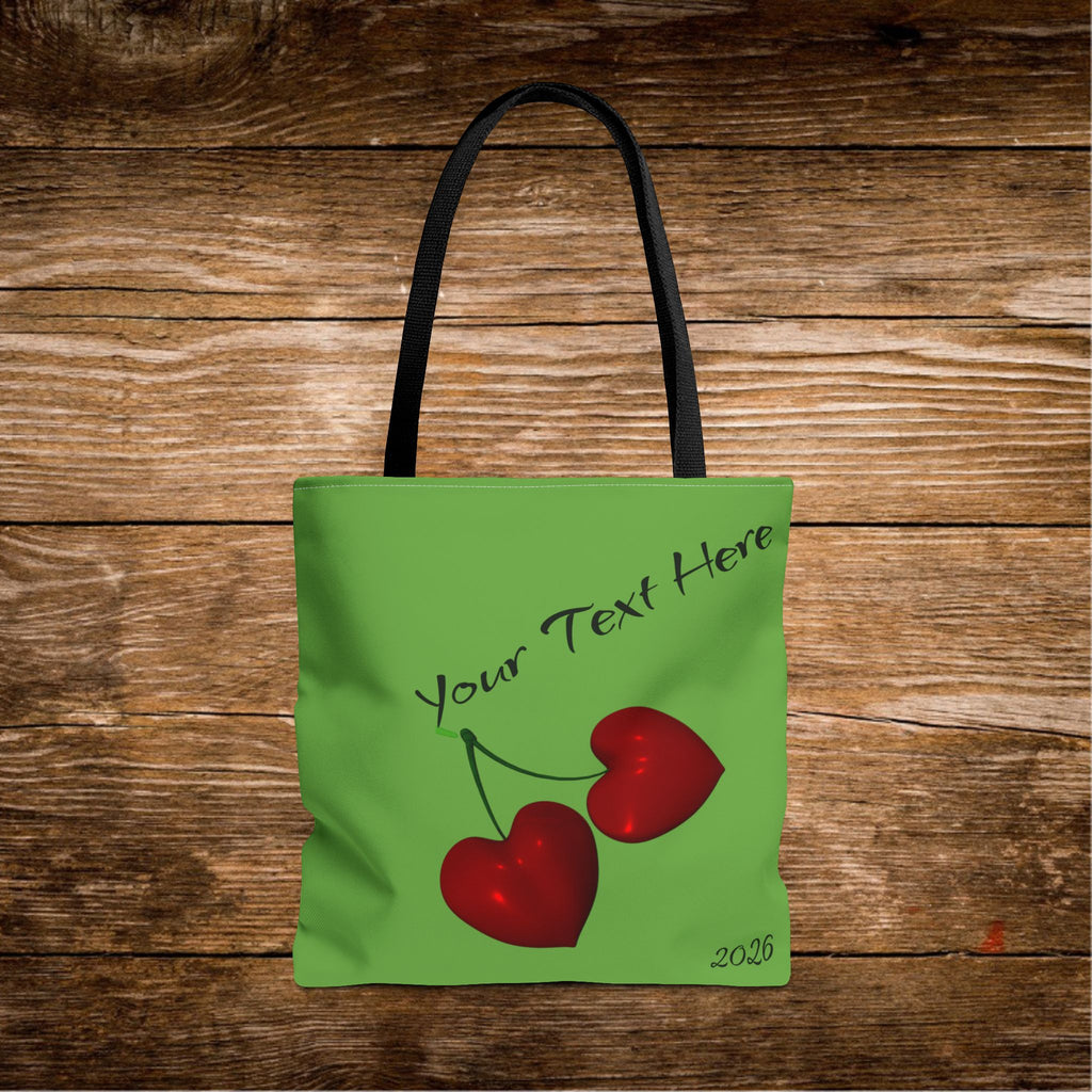 Boundaries and Bags_White_Personalized 2026 & Logo Tote Bag  Custom Name All-Over Print