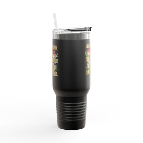 40oz Insulated Mushroom Travel Mug | Gothic Cottagecore Coffee Tumbler | Dark Cottage Etiquette