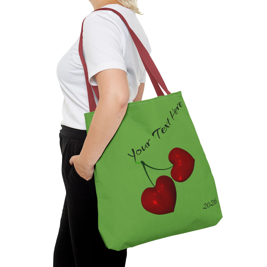 Boundaries and Bags_White_Personalized 2026 & Logo Tote Bag  Custom Name All-Over Print