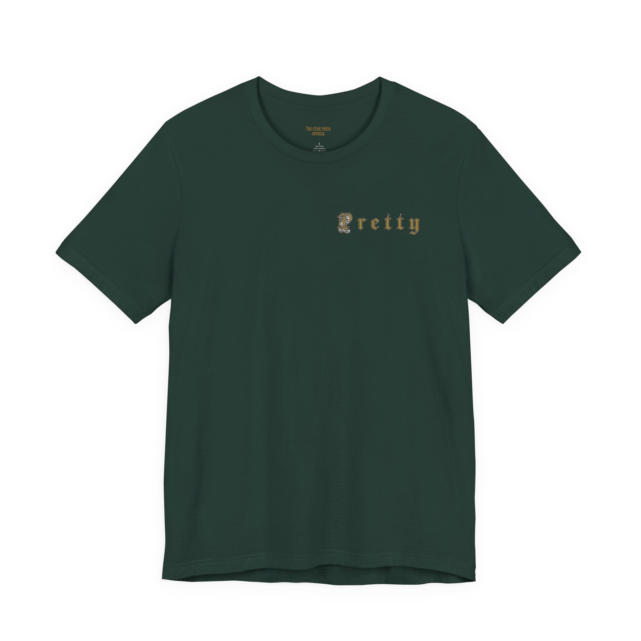 Pretty Pocket, Petty Personality Gothic T-Shirt | Dark Humor Graphic Tee | Unisex Alternative Streetwear