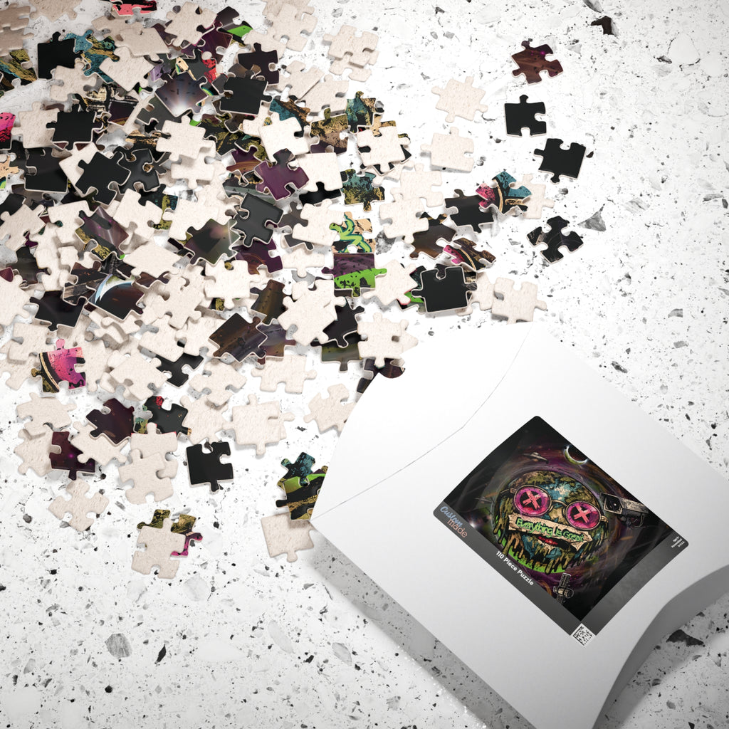 Dark Humor Earth Puzzle – Everything Is Great | Sarcastic Apocalypse Artwork Jigsaw Puzzle | Everything Is Great Earth Puzzle | Dark Humor Jigsaw Puzzle | Cynical Apocalypse Art Puzzle | Sarcastic...