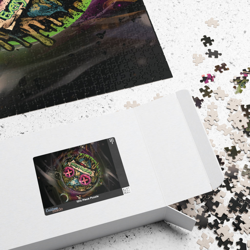Dark Humor Earth Puzzle – Everything Is Great | Sarcastic Apocalypse Artwork Jigsaw Puzzle | Everything Is Great Earth Puzzle | Dark Humor Jigsaw Puzzle | Cynical Apocalypse Art Puzzle | Sarcastic...
