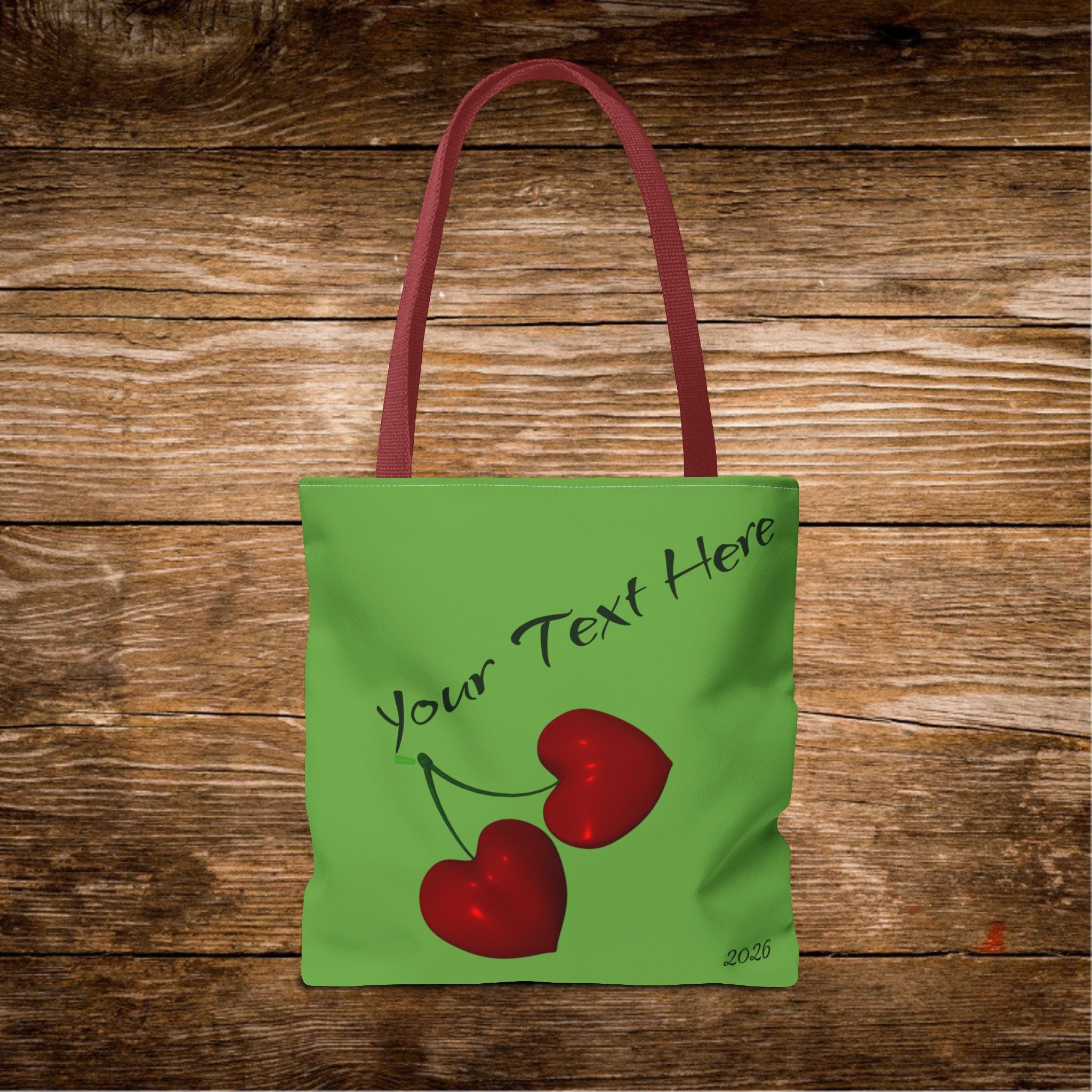 Boundaries and Bags_White_Personalized 2026 & Logo Tote Bag  Custom Name All-Over Print