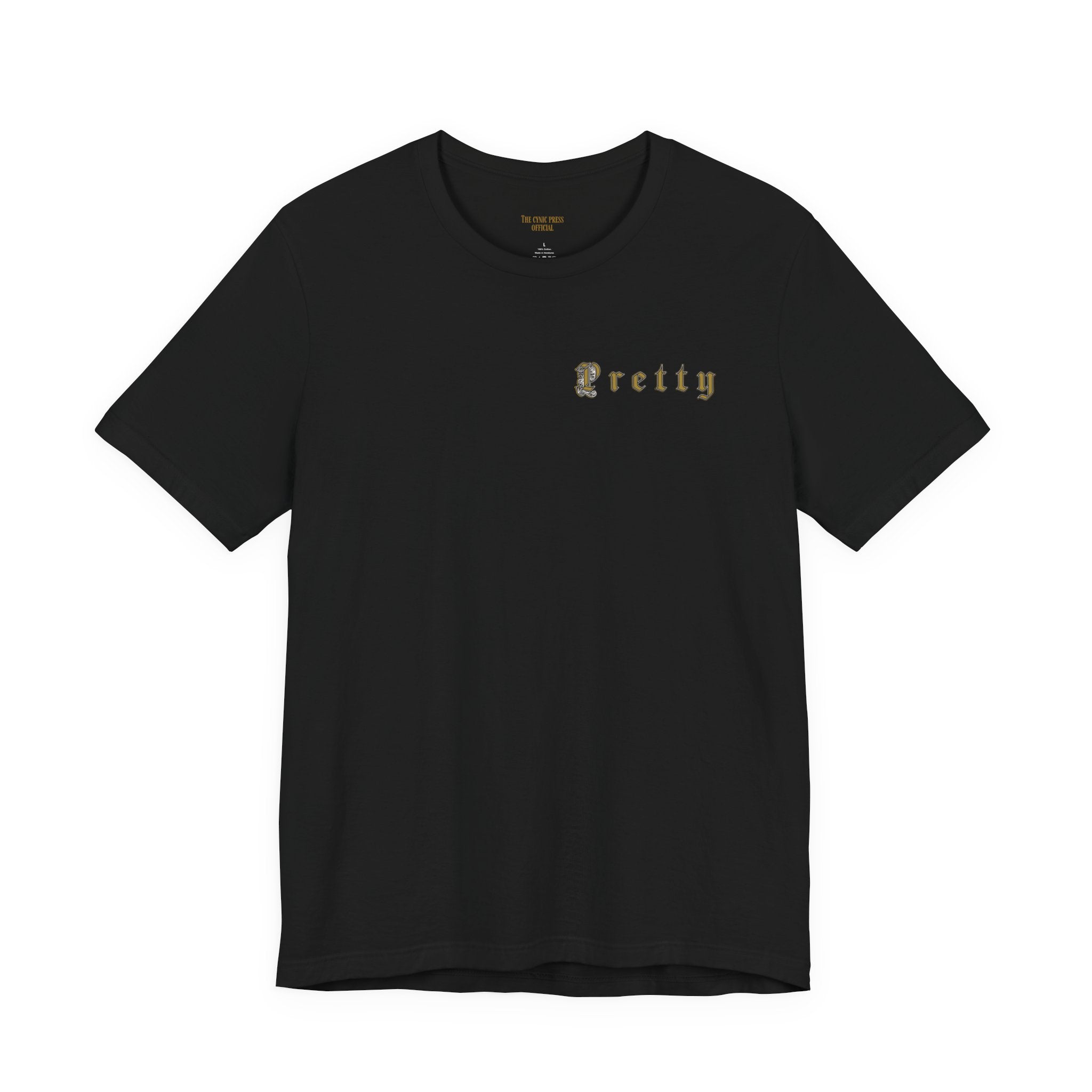 Pretty Pocket, Petty Personality Gothic T-Shirt | Dark Humor Graphic Tee | Unisex Alternative Streetwear