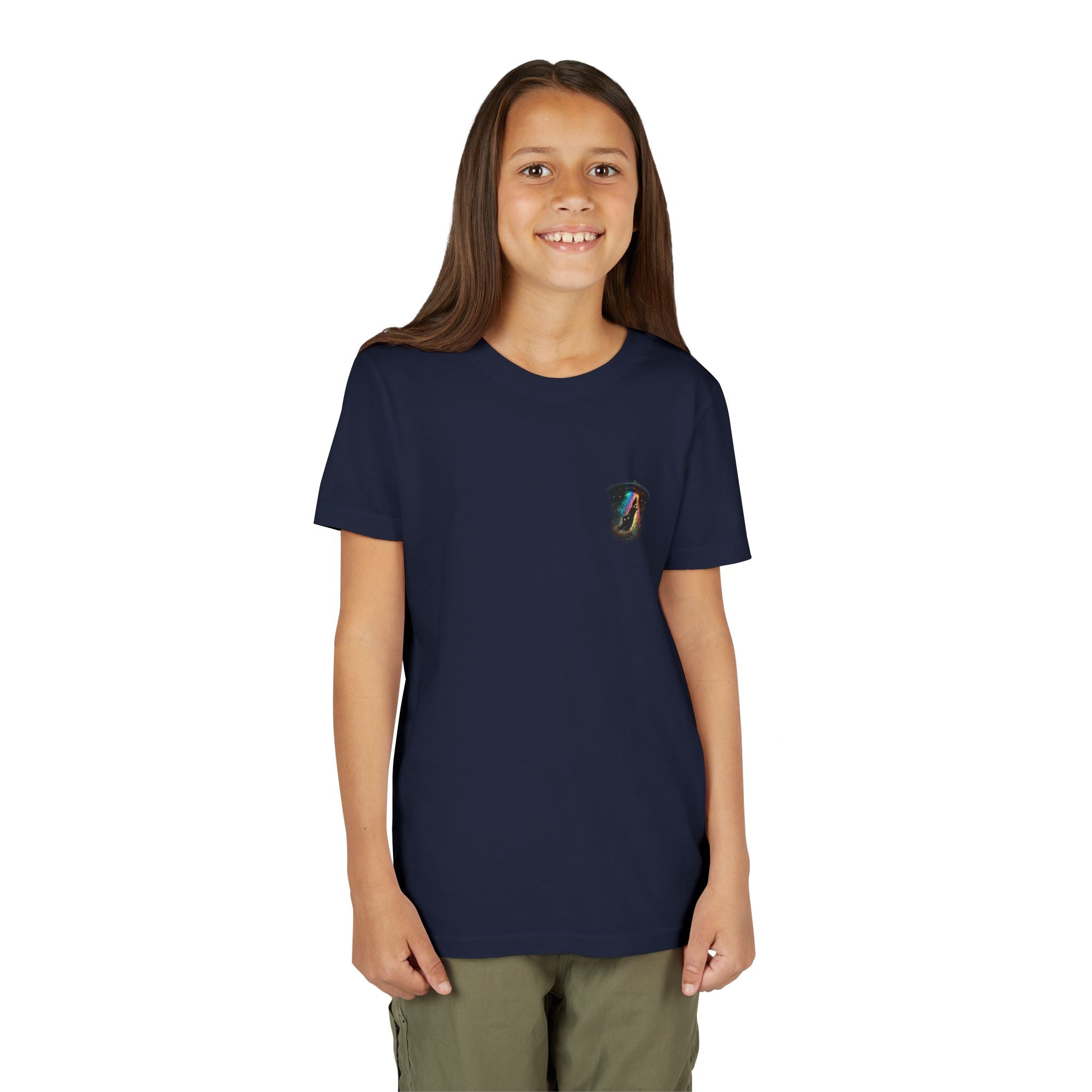 Cosmic Cruise: Jinx & Nova BMX Adventure Tee | Premium Youth Alien & Cat Graphic Shirt | Cool Kids Streetwear T-Shirt | Dual-Graphic Black T-Shirt | Youth BMX Rider Tee — Colorful Cosmic Bike Stunt T-...