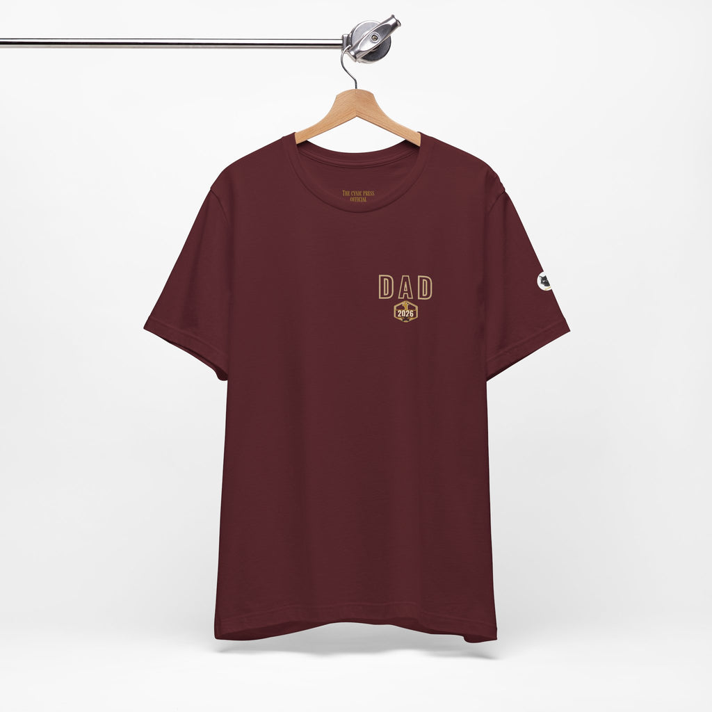 Personalized Father's Day Golf Shirt | Custom Last Name Dad Golf Tee | Kids Names on Golf Balls Shirt Gift for Dad Grandpa