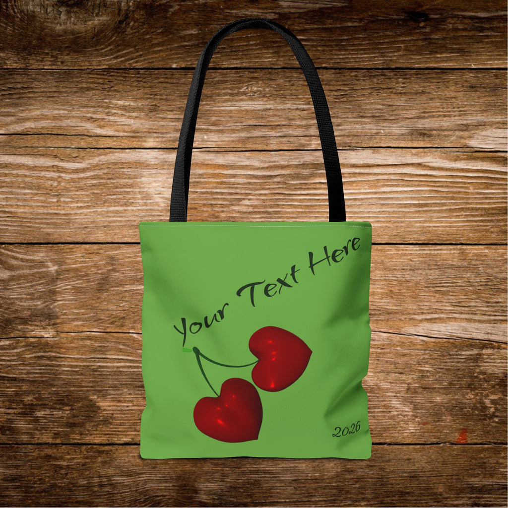 Boundaries and Bags_White_Personalized 2026 & Logo Tote Bag  Custom Name All-Over Print