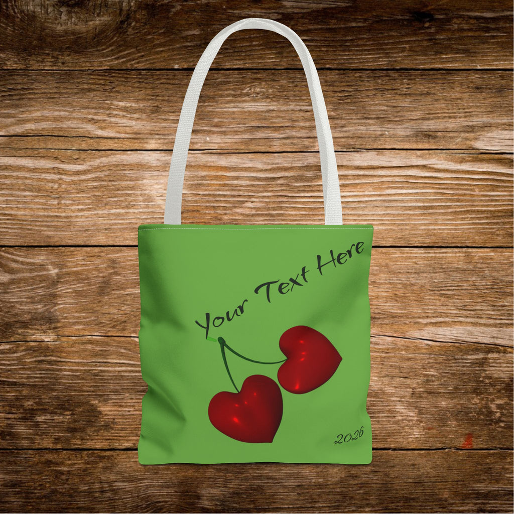 Boundaries and Bags_White_Personalized 2026 & Logo Tote Bag  Custom Name All-Over Print