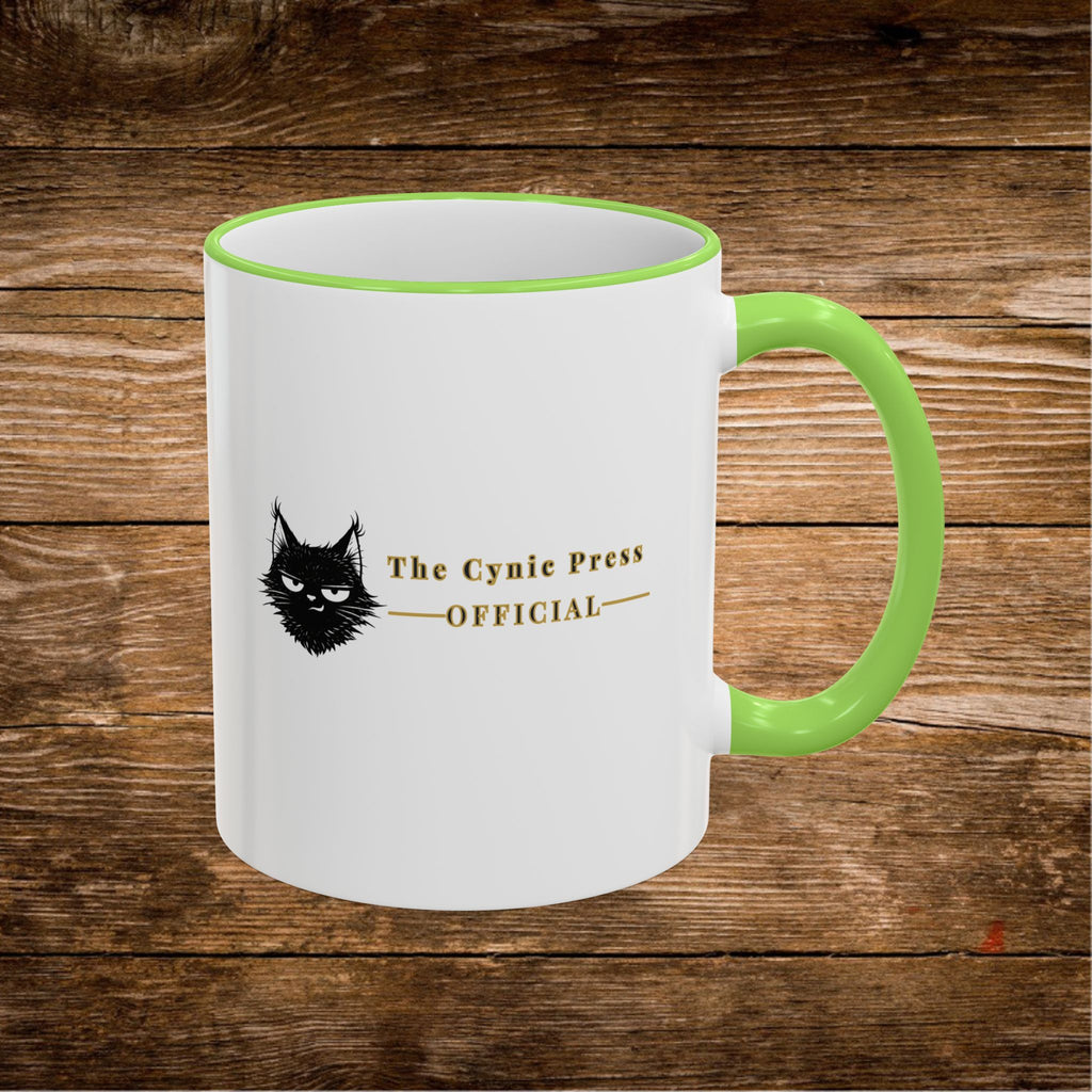 Mug à Anse et Bordure Contrastées Citation Chat Sassy | 325ml 440ml