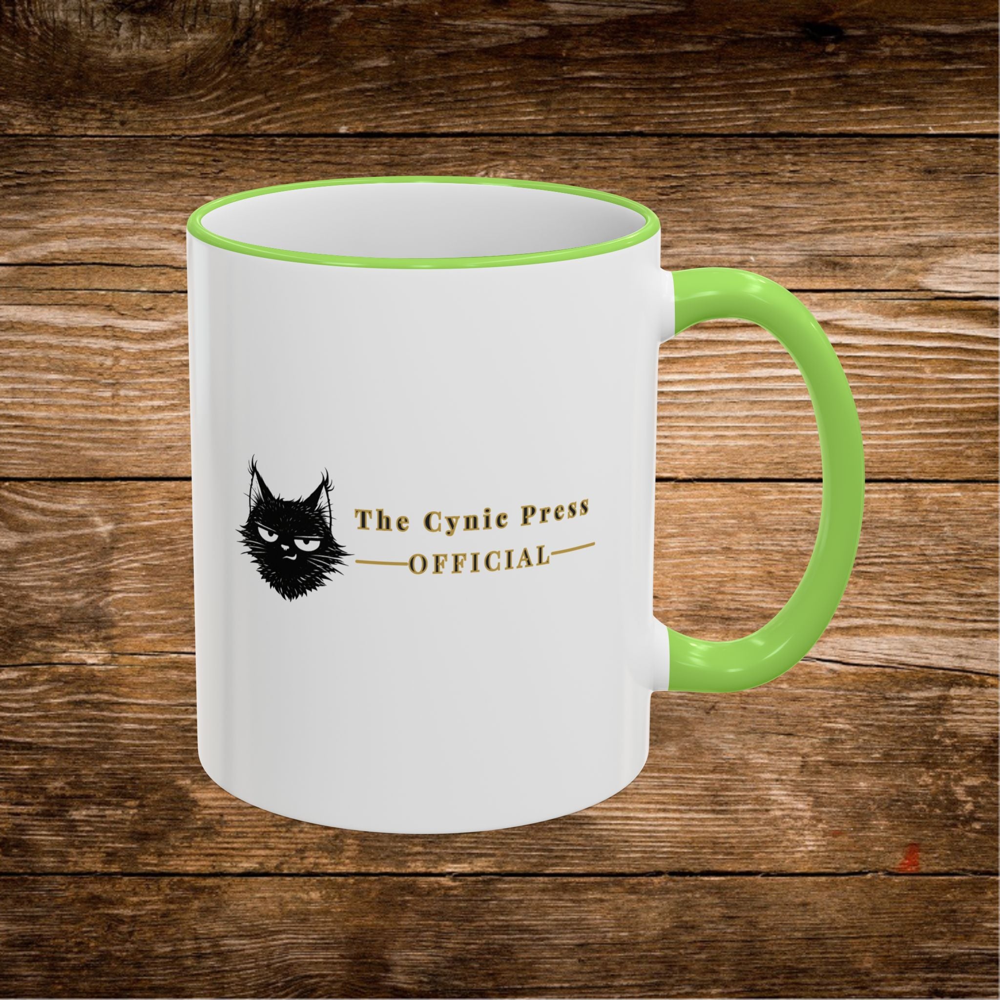 Mug à Anse et Bordure Contrastées Citation Chat Sassy | 325ml 440ml
