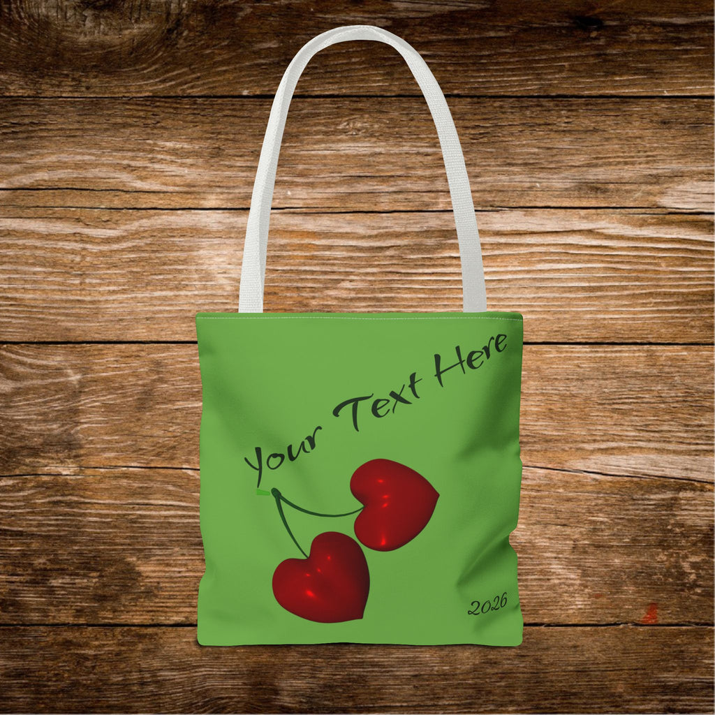 Boundaries and Bags_White_Personalized 2026 & Logo Tote Bag  Custom Name All-Over Print