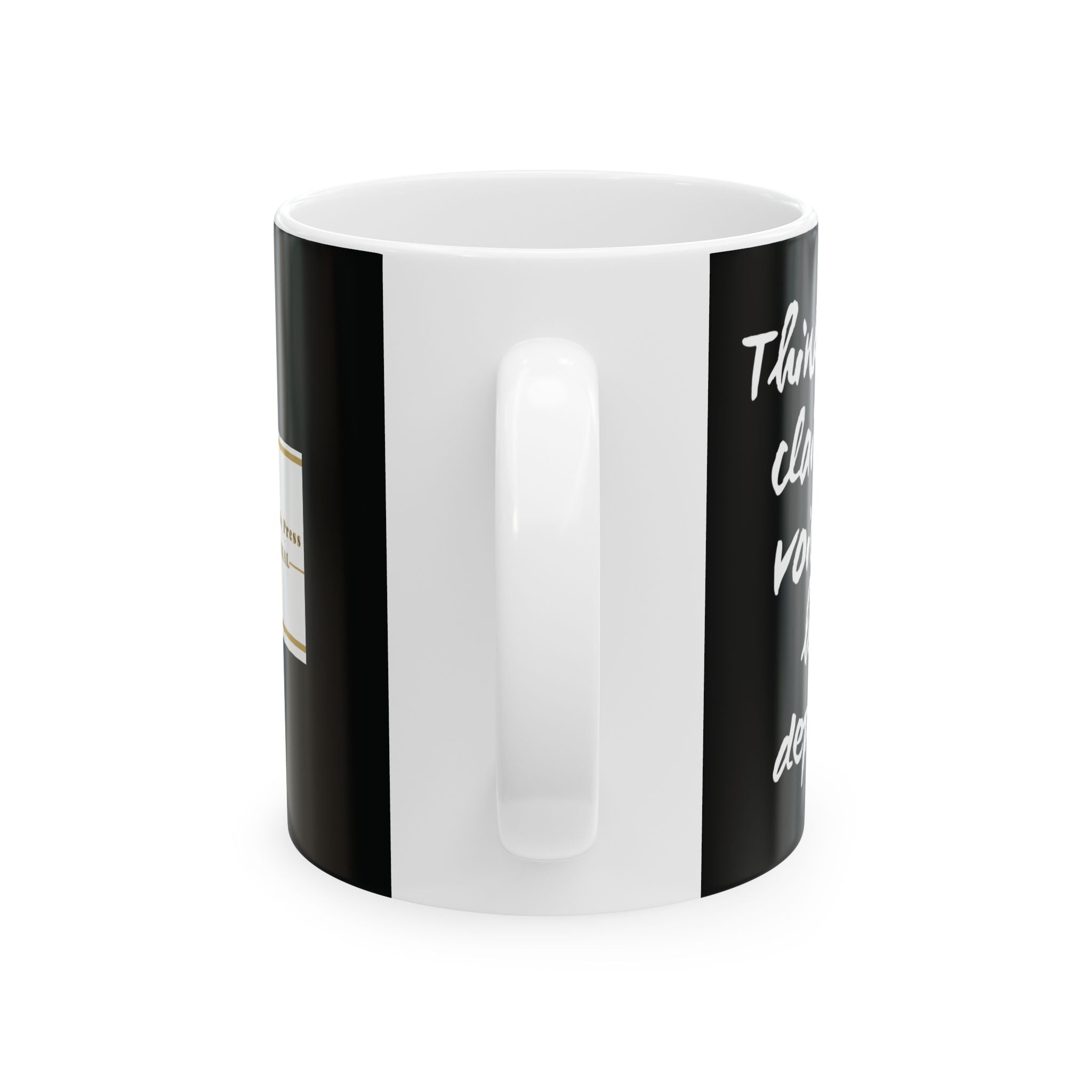 "Gotta Save Money Somehow" Ceramic Mug | Funny Budget Coffee Quote