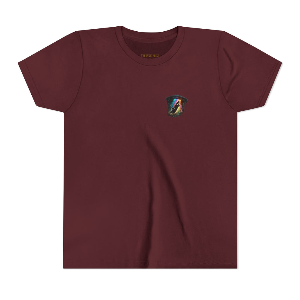 Cosmic Cruise: Jinx & Nova BMX Adventure Tee | Premium Youth Alien & Cat Graphic Shirt | Cool Kids Streetwear T-Shirt | Dual-Graphic Black T-Shirt | Youth BMX Rider Tee — Colorful Cosmic Bike Stunt T-...