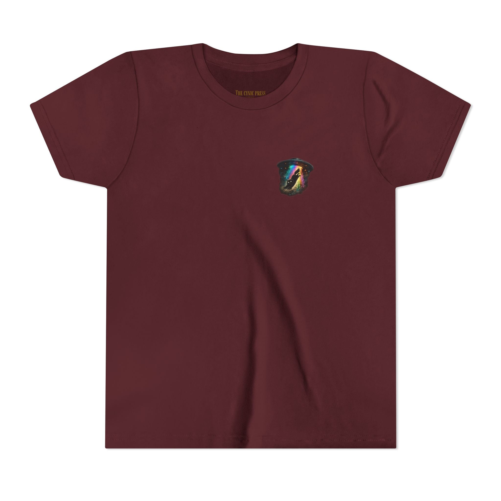 Cosmic Cruise: Jinx & Nova BMX Adventure Tee | Premium Youth Alien & Cat Graphic Shirt | Cool Kids Streetwear T-Shirt | Dual-Graphic Black T-Shirt | Youth BMX Rider Tee — Colorful Cosmic Bike Stunt T-...