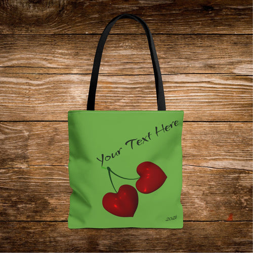 Boundaries and Bags_White_Personalized 2026 & Logo Tote Bag  Custom Name All-Over Print