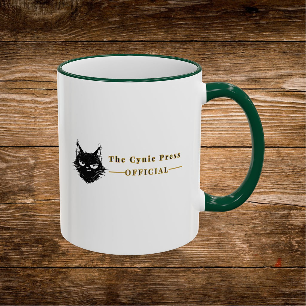 Mug à Anse et Bordure Contrastées Citation Chat Sassy | 325ml 440ml