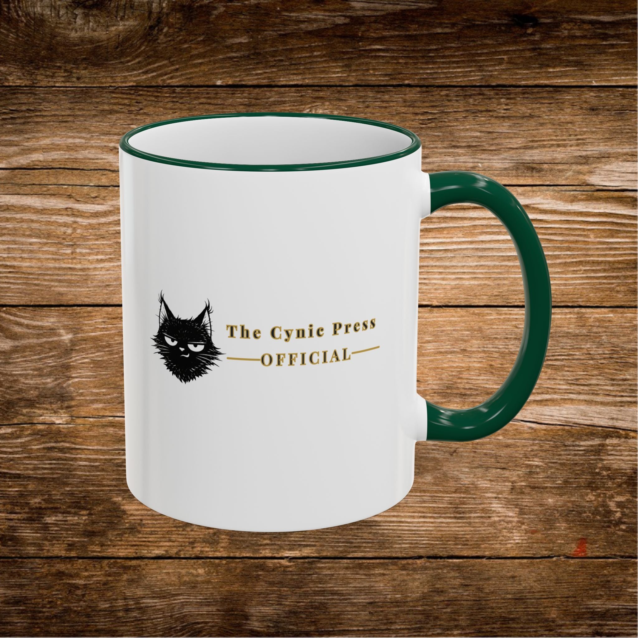 Mug à Anse et Bordure Contrastées Citation Chat Sassy | 325ml 440ml