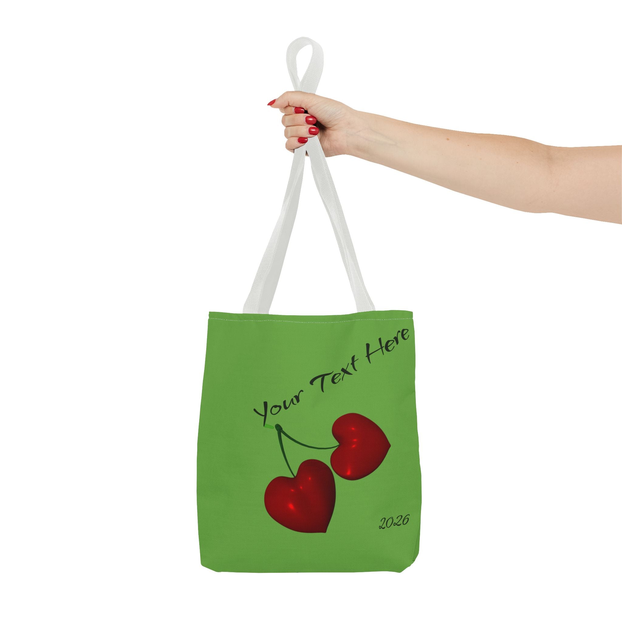 Boundaries and Bags_White_Personalized 2026 & Logo Tote Bag  Custom Name All-Over Print