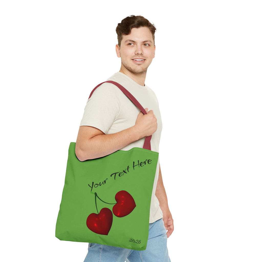 Boundaries and Bags_White_Personalized 2026 & Logo Tote Bag  Custom Name All-Over Print