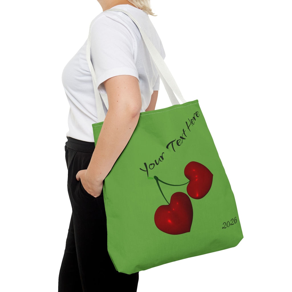 Boundaries and Bags_White_Personalized 2026 & Logo Tote Bag  Custom Name All-Over Print