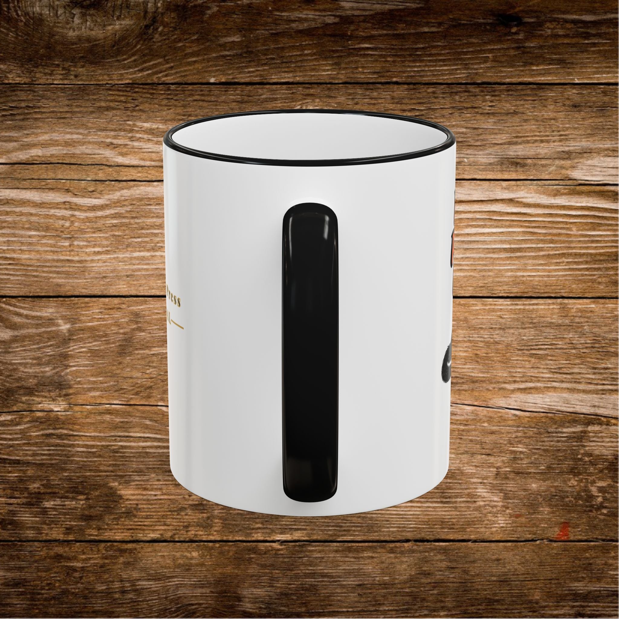 Mug à Anse et Bordure Contrastées Citation Chat Sassy | 325ml 440ml