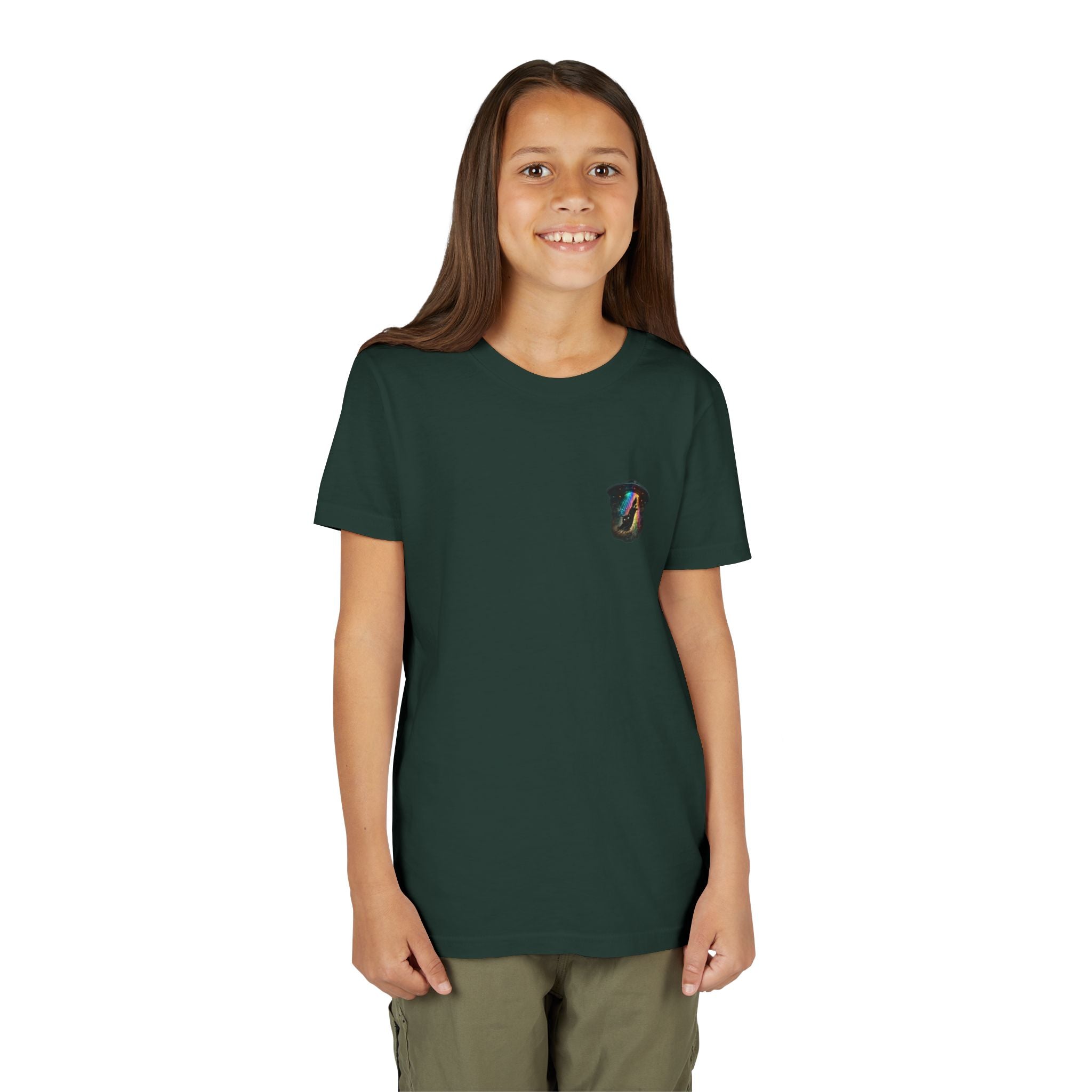 Cosmic Cruise: Jinx & Nova BMX Adventure Tee | Premium Youth Alien & Cat Graphic Shirt | Cool Kids Streetwear T-Shirt | Dual-Graphic Black T-Shirt | Youth BMX Rider Tee — Colorful Cosmic Bike Stunt T-...