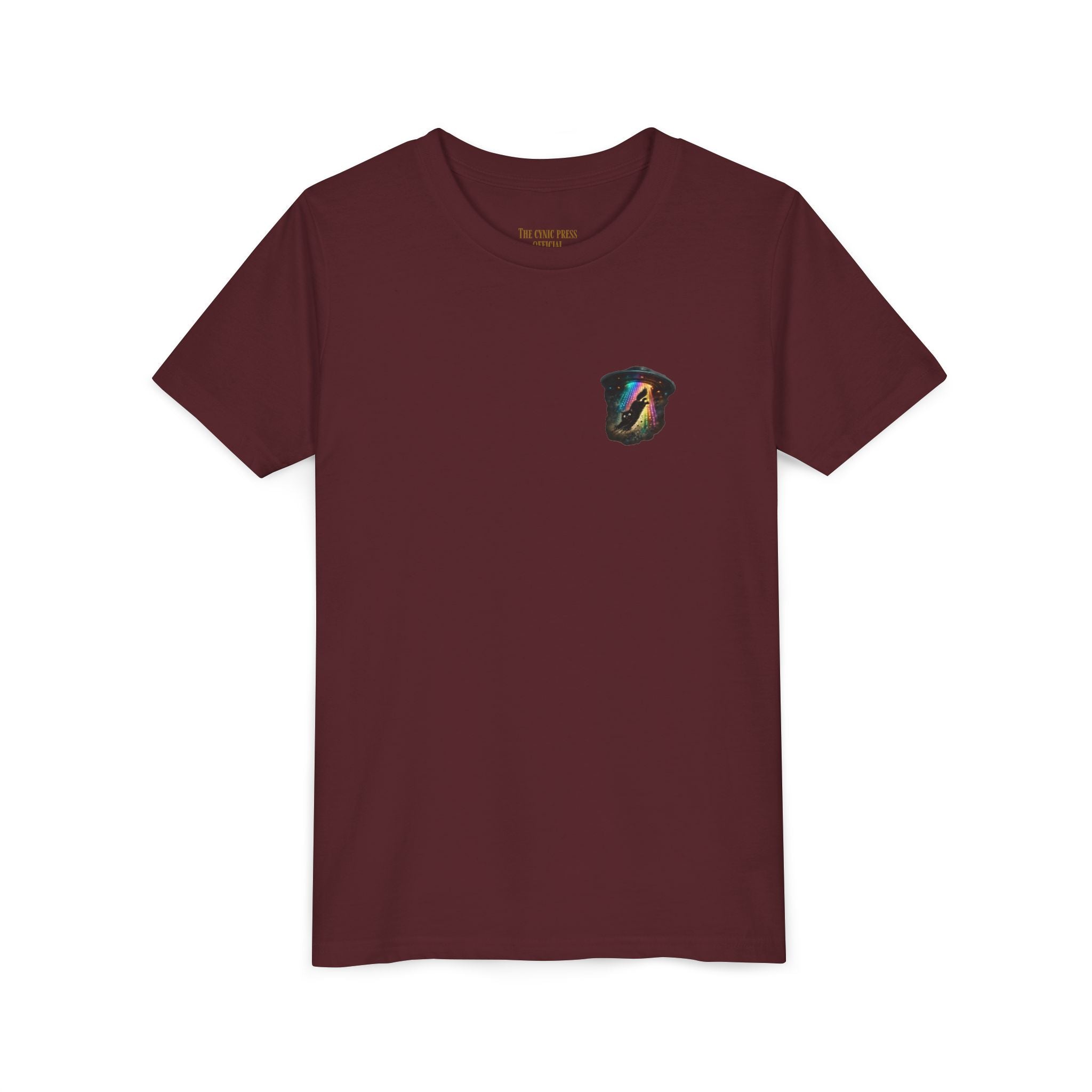 Cosmic Cruise: Jinx & Nova BMX Adventure Tee | Premium Youth Alien & Cat Graphic Shirt | Cool Kids Streetwear T-Shirt | Dual-Graphic Black T-Shirt | Youth BMX Rider Tee — Colorful Cosmic Bike Stunt T-...