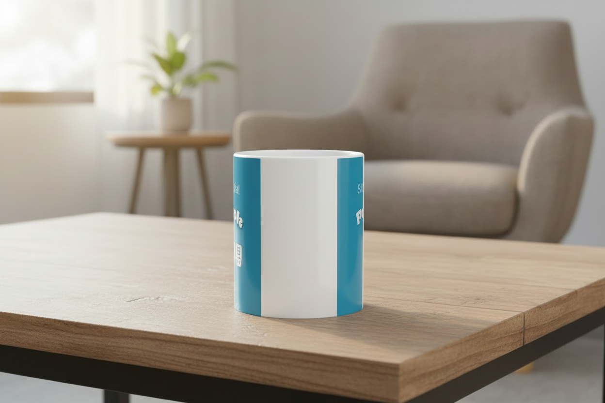 SanctuaryEssentials Logo Mug | Ceramic Coffee Tea Cup, 11oz or 15oz