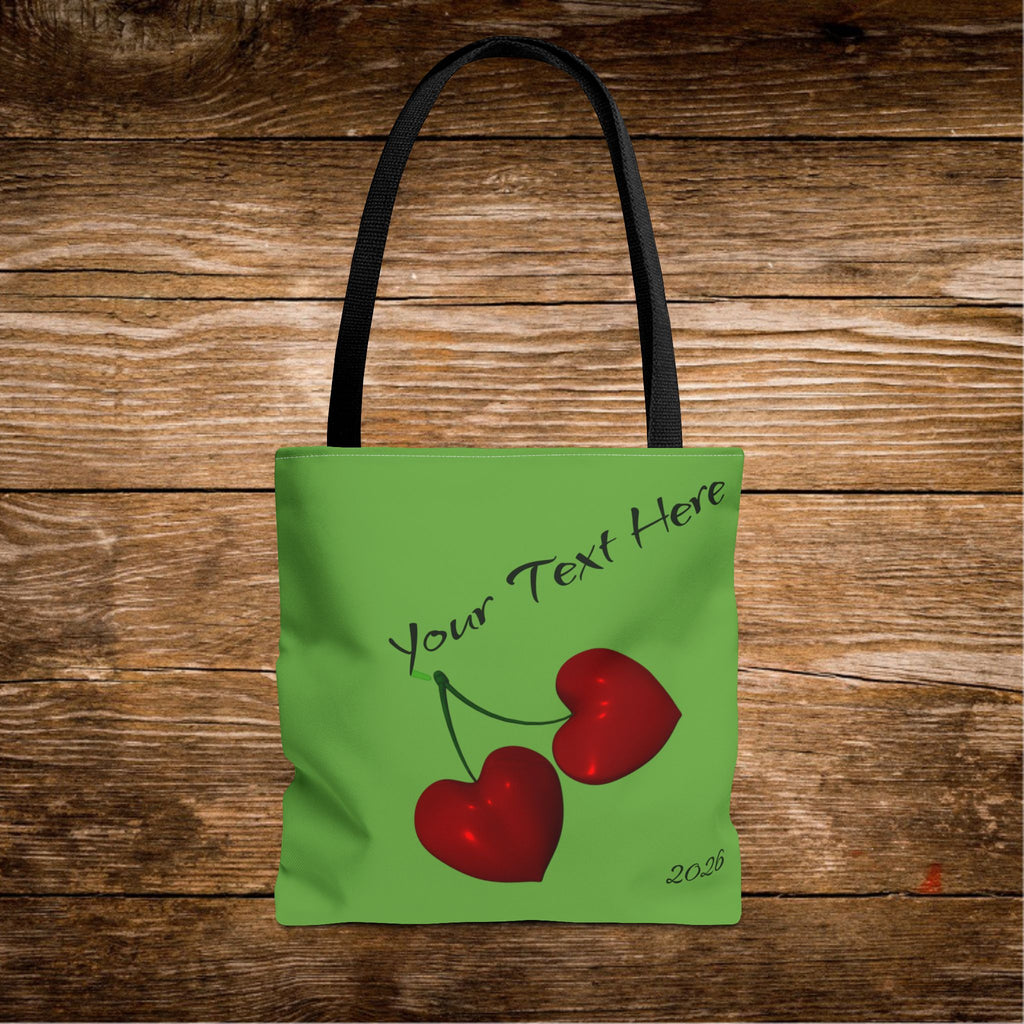 Boundaries and Bags_White_Personalized 2026 & Logo Tote Bag  Custom Name All-Over Print