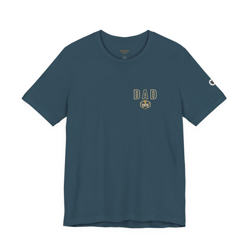 Personalized Father's Day Golf Shirt | Custom Last Name Dad Golf Tee | Kids Names on Golf Balls Shirt Gift for Dad Grandpa