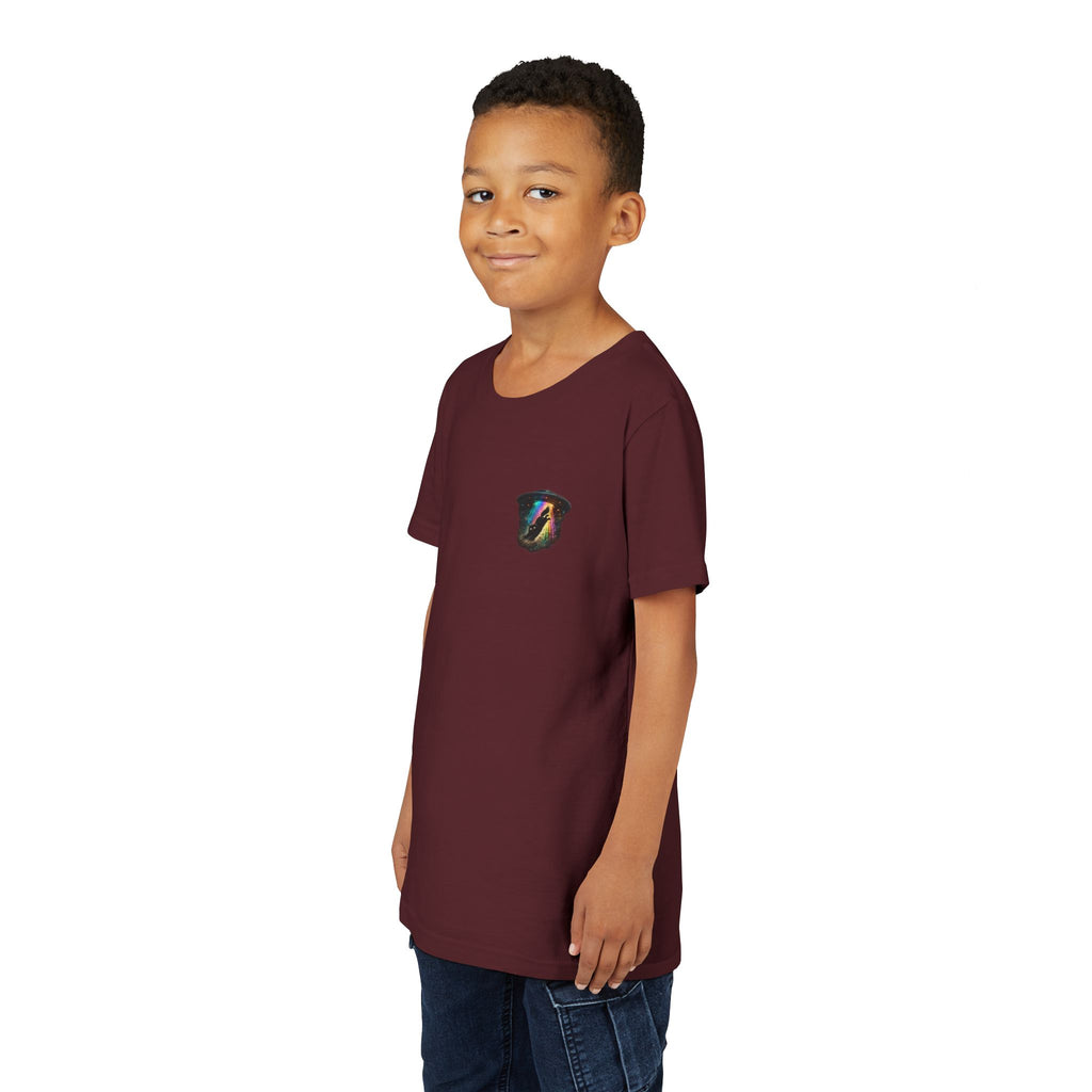 Cosmic Cruise: Jinx & Nova BMX Adventure Tee | Premium Youth Alien & Cat Graphic Shirt | Cool Kids Streetwear T-Shirt | Dual-Graphic Black T-Shirt | Youth BMX Rider Tee — Colorful Cosmic Bike Stunt T-...