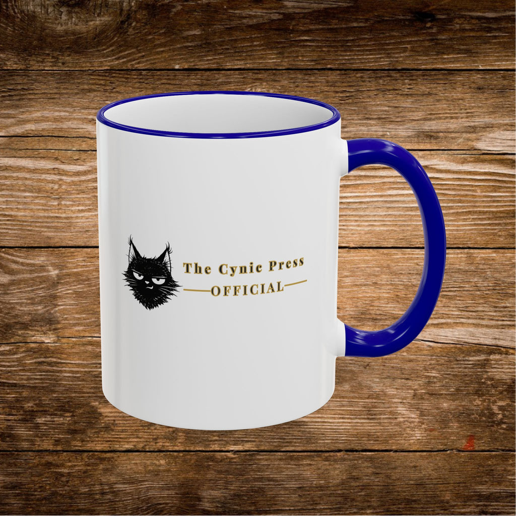 Mug à Anse et Bordure Contrastées Citation Chat Sassy | 325ml 440ml