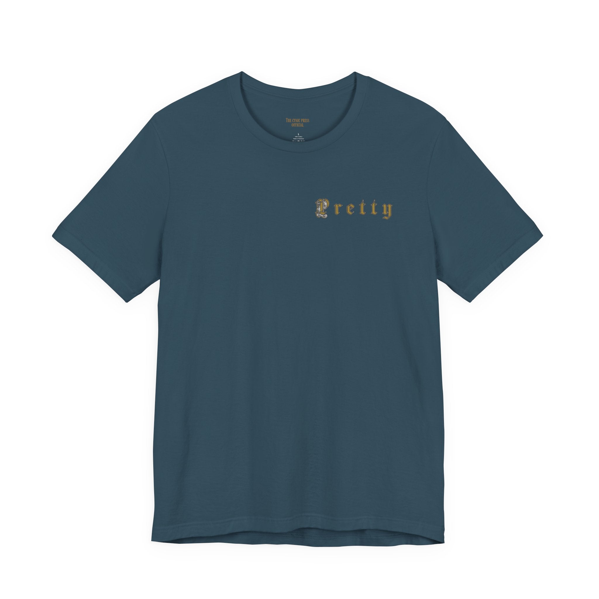 Pretty Pocket, Petty Personality Gothic T-Shirt | Dark Humor Graphic Tee | Unisex Alternative Streetwear