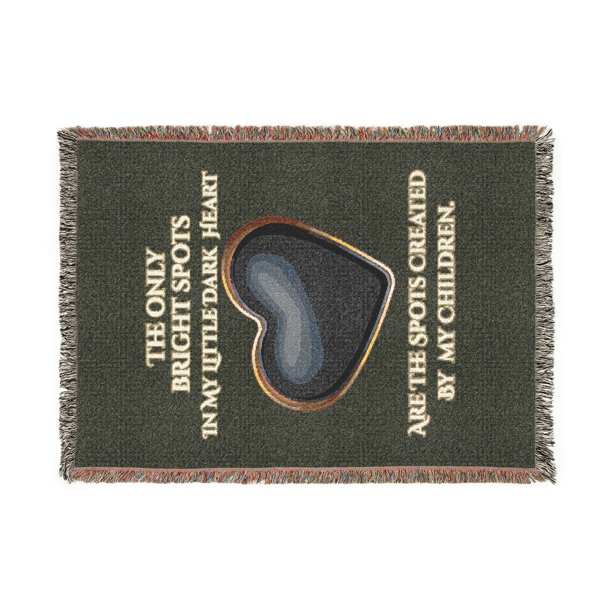 My Little Dark Heart _ Woven Blanket _ Personalization | SanctuaryEssentials