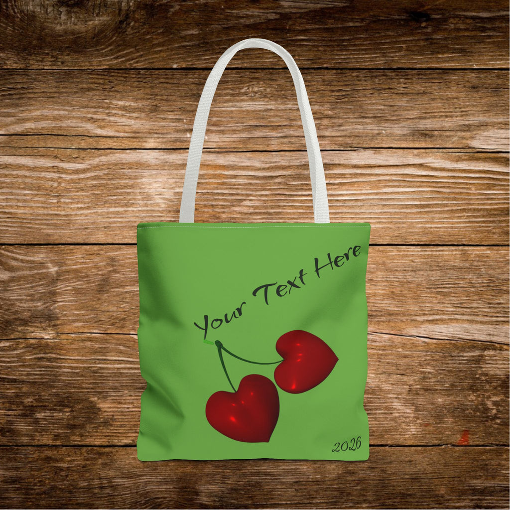 Boundaries and Bags_White_Personalized 2026 & Logo Tote Bag  Custom Name All-Over Print