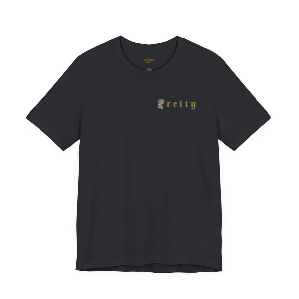 Pretty Pocket, Petty Personality Gothic T-Shirt | Dark Humor Graphic Tee | Unisex Alternative Streetwear