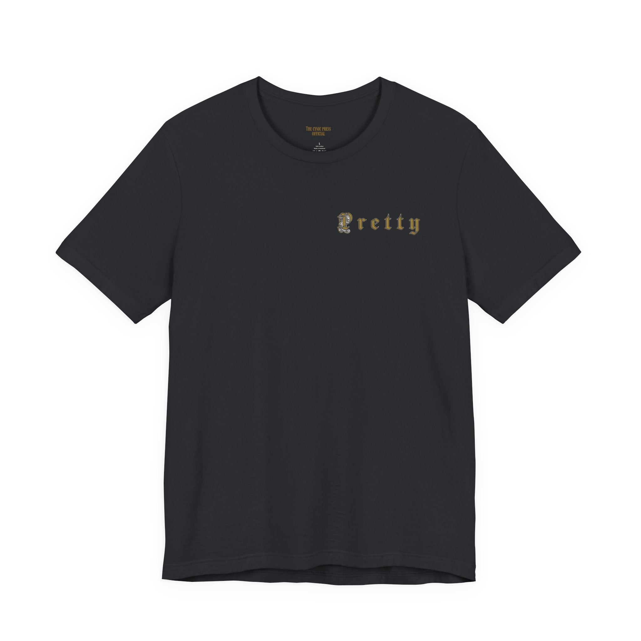Pretty Pocket, Petty Personality Gothic T-Shirt | Dark Humor Graphic Tee | Unisex Alternative Streetwear
