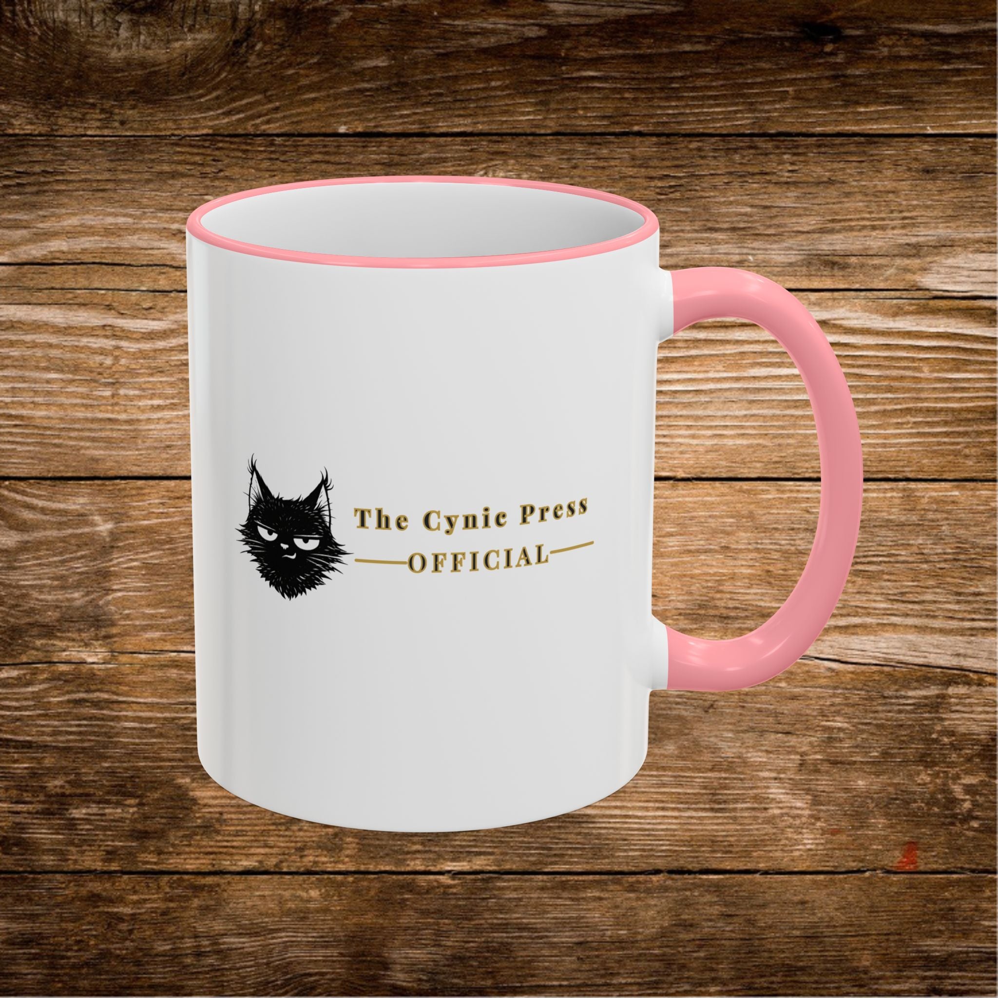 Mug à Anse et Bordure Contrastées Citation Chat Sassy | 325ml 440ml